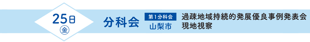 全国過疎問題シンポジウム2024inやまなし